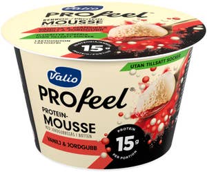 Valio PROfeel Proteinmousse Vanilj & Jordgubb
