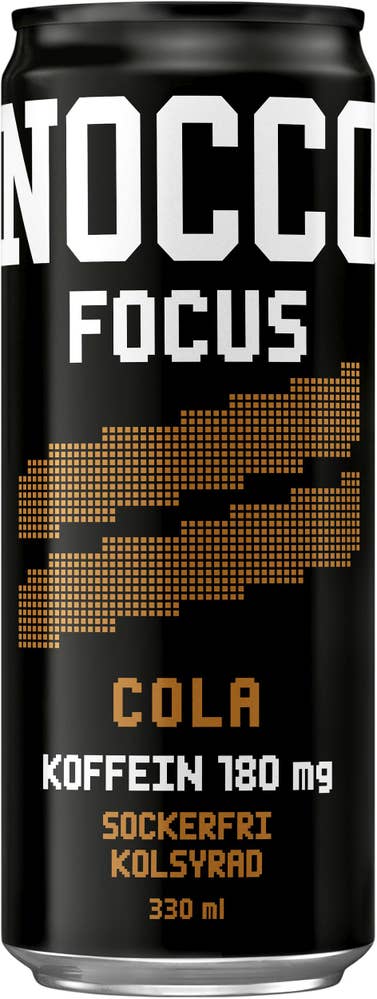 NOCCO Energidryck Focus Cola Sockerfri