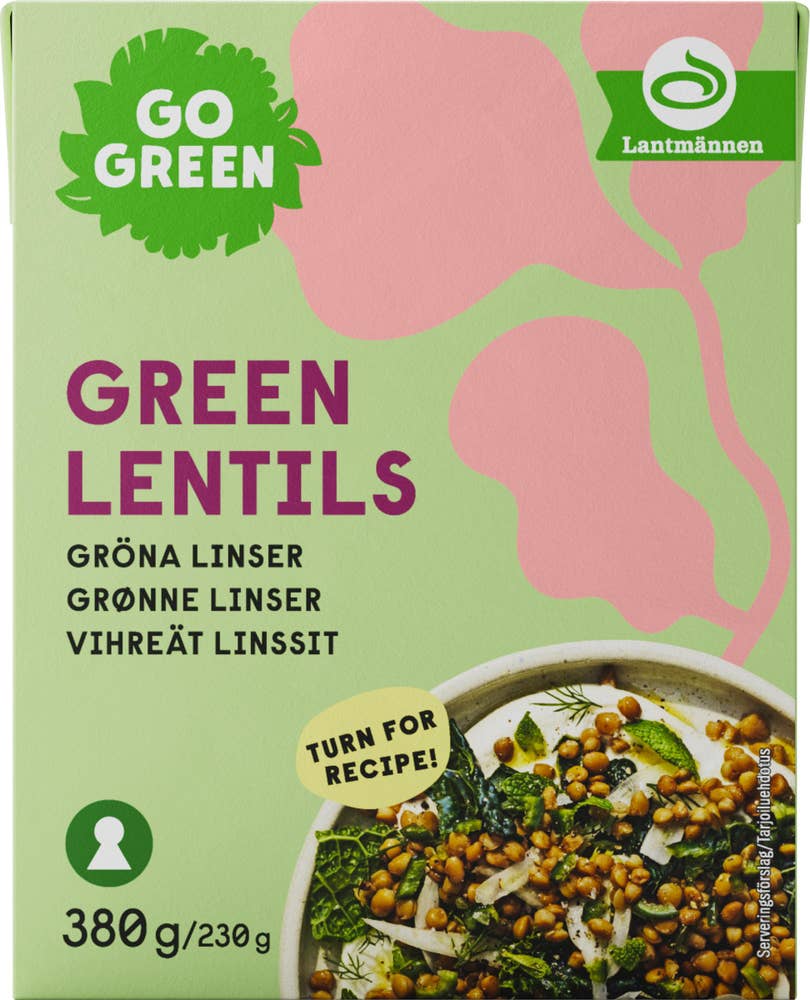 Gröna Linser Färdigkokta