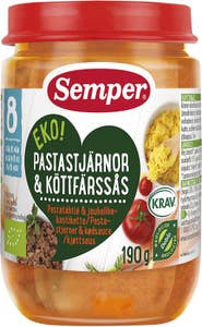 Semper Pasta & Köttfärssås EKO/KRAV 8M