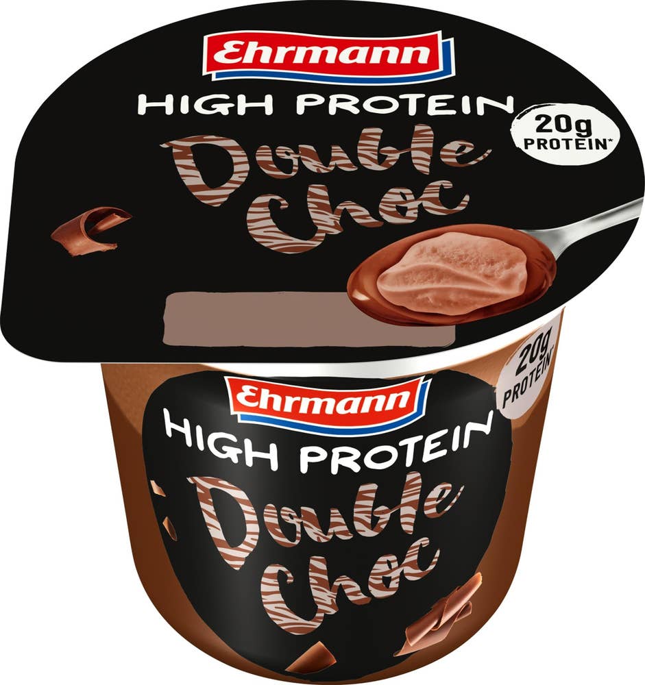 Ehrmann High Protein Proteinpudding Double Choc 200g Ehrmann High Protein