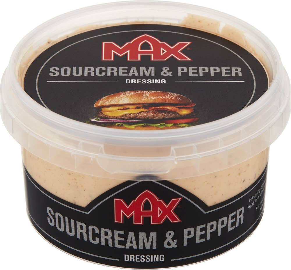 Max Hamburgerdressing Sourcream & Pepper Max