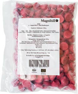 Magnihill Hallonpuré Fryst EKO/KRAV 1000g