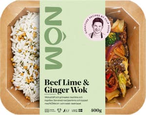NOM Beef Lime & Ginger Wok