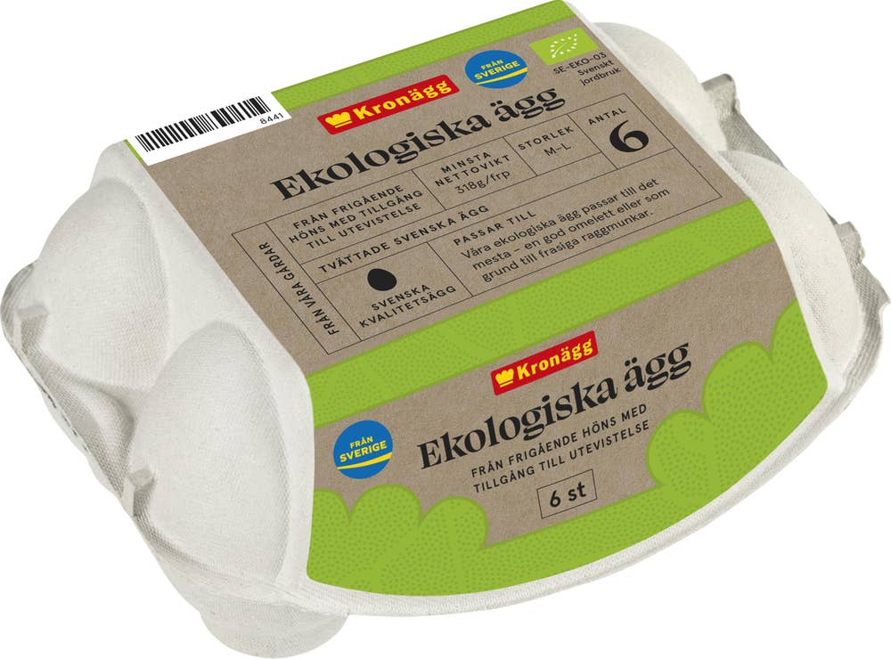 Ägg Frigående EKO M/L 379g