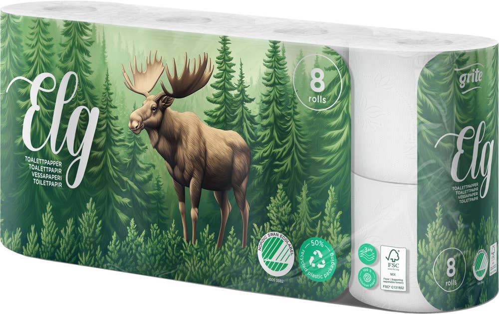 Elg Toalettpapper Nyfiber