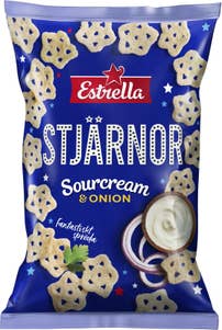 Estrella Stjärnor Sourcream & Onion