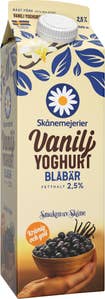 Skånemejerier Vaniljyoghurt Blåbär 2,5%