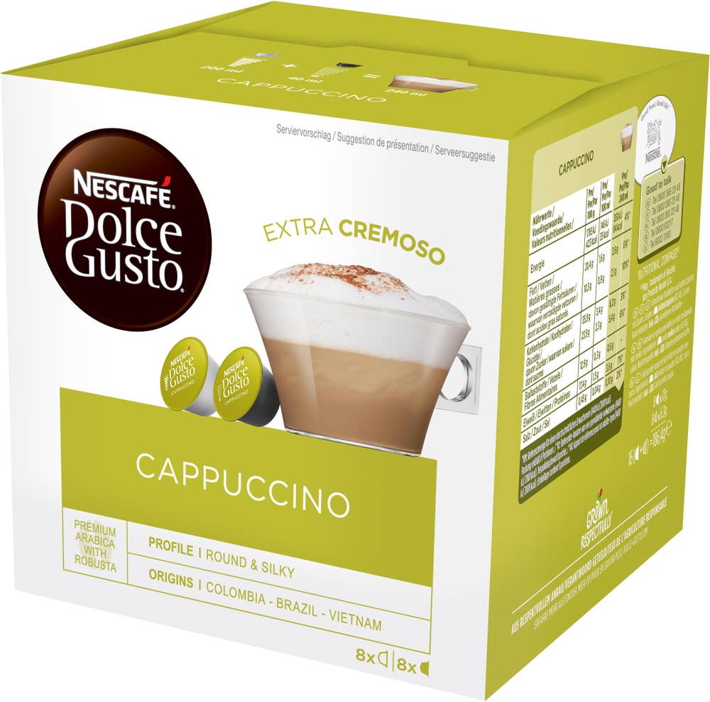 Dolce Gusto Kaffekapslar Cappuccino 8-p Nescafé Dolce Gusto