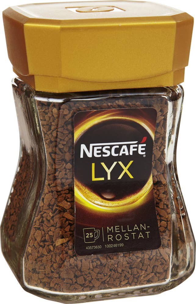 Nescafé Snabbkaffe Lyx Mellanrost Nescafé
