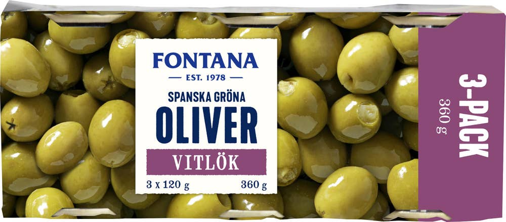 Fontana Oliver Gröna Vitlök 3-p