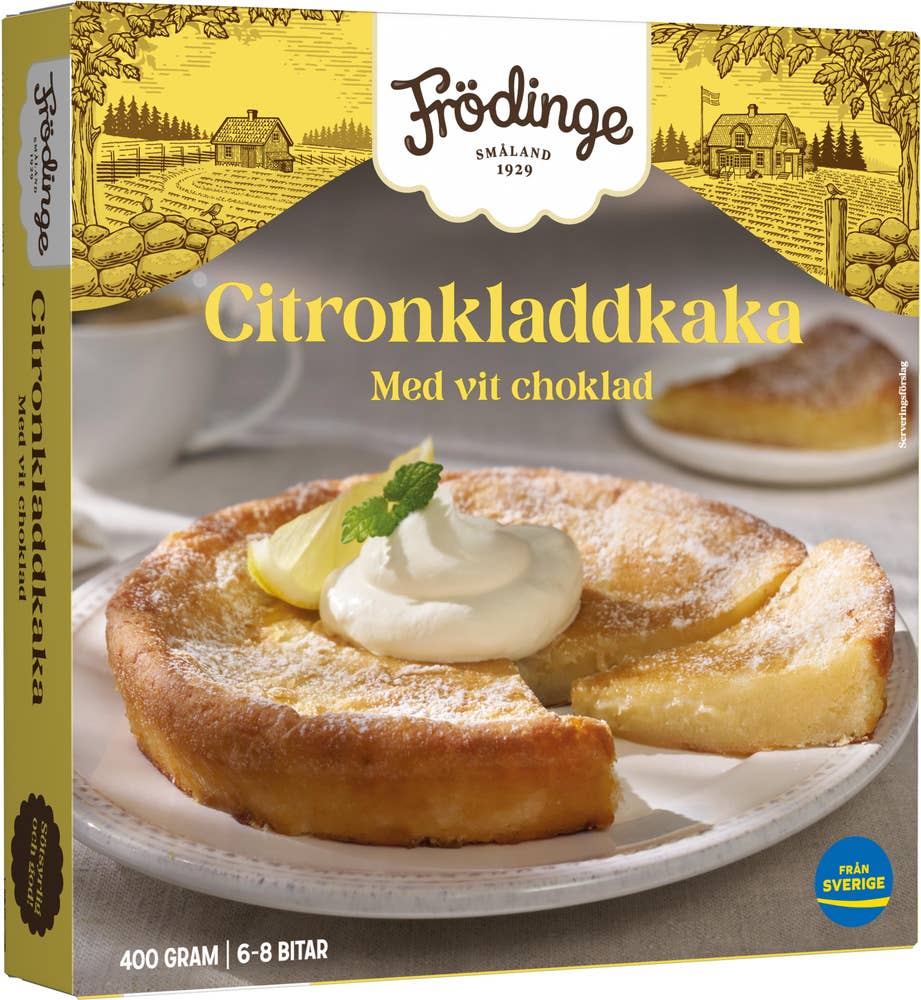 Frödinge Citronkladdkaka Fryst