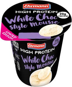 Ehrmann High Protein Proteinmousse Vit Choklad