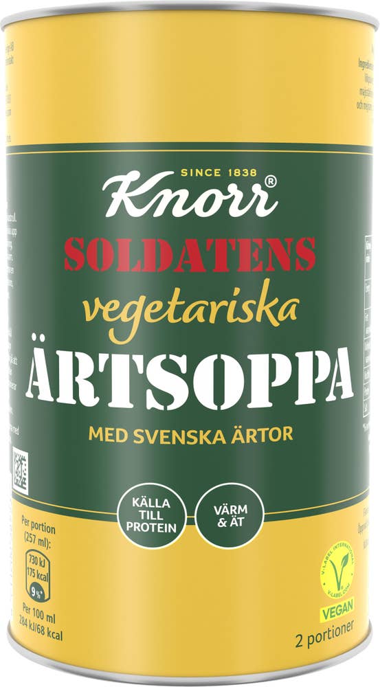 Knorr Ärtsoppa Vegetarisk utan Fläsk