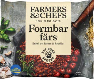 Farmers & Chefs Formbar Färs Växtbaserad Fryst