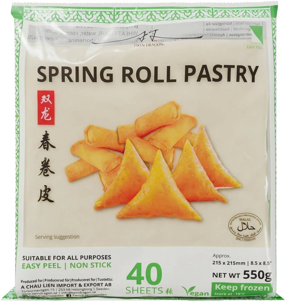 Twin Dragon Spring Roll Pastry Fryst