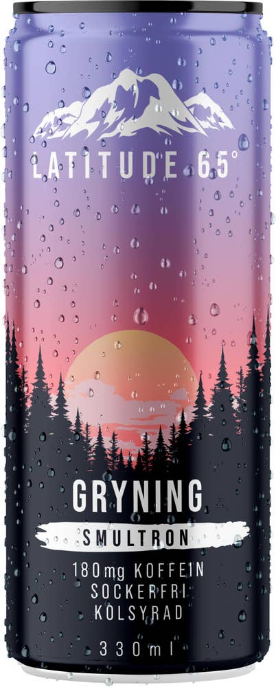 Latitude 65 AB Energidryck Gryning Smultron Sockerfri