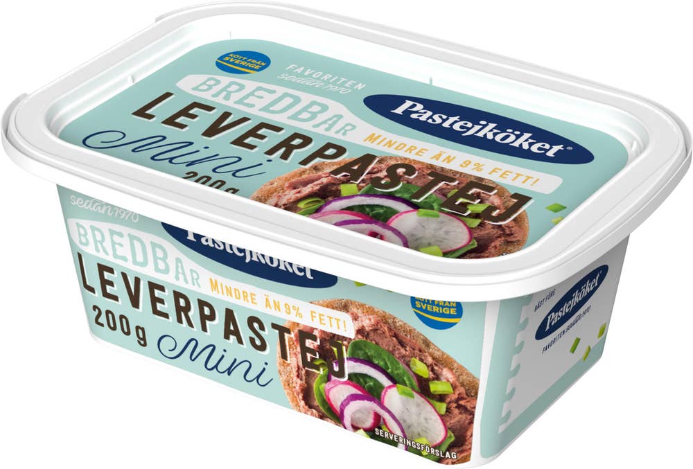 Pastejköket Leverpastej Bredbar Light mini Pastejköket