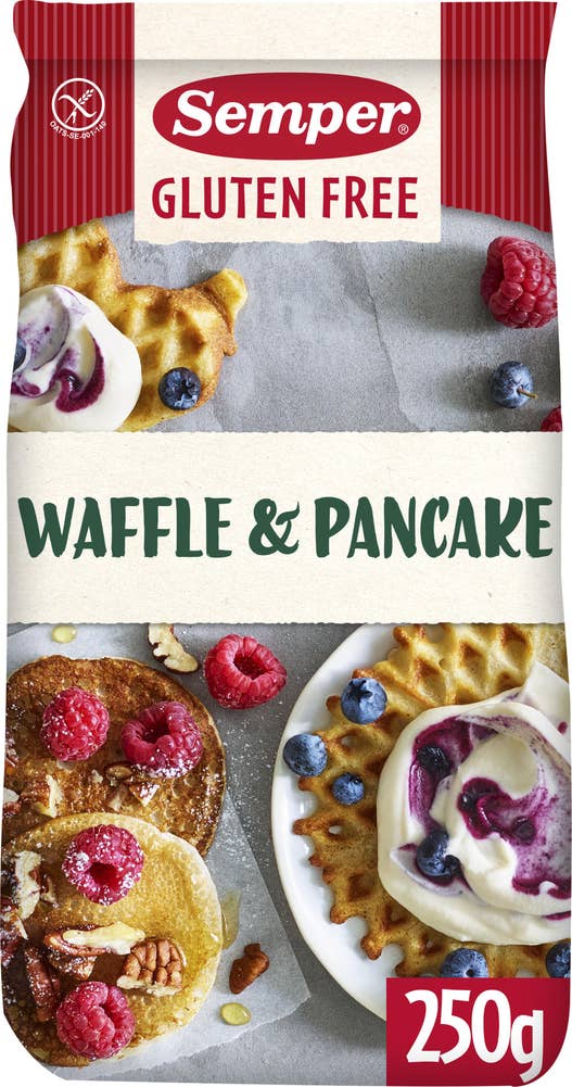 Semper Våffel- & Pannkaksmix Glutenfri