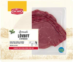 Scan Lövbiff av Nötinnanlår