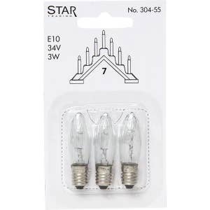 Star Trading Reservlampa Spare Bulb (7) 3W E10