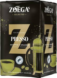ZOÉGAS Presso Kaffe Grovmald Mörkrost
