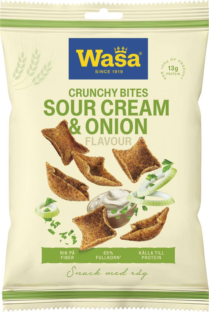 Wasa Crunchy Bites Sour Cream & Onion