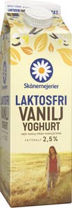 Skånemejerier Yoghurt Vanilj Laktosfri 2,4%