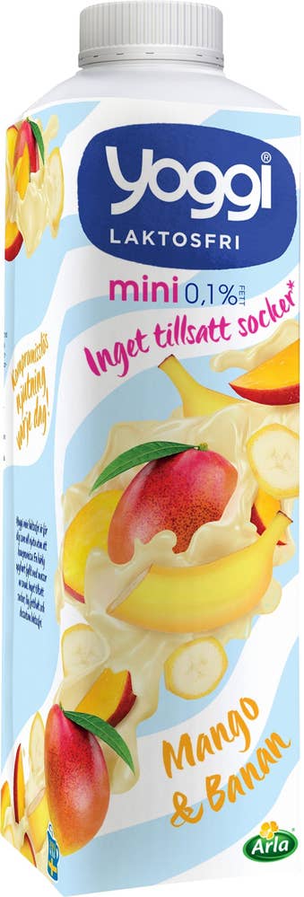 Yoggi® Yoghurt Mini Mango Banan Laktosfri