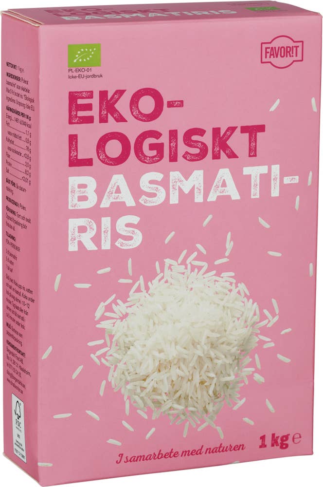 Favorit Basmatiris EKO Favorit