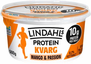 Lindahls Kvarg Mango & Passion 0,2% Utan Tillsatt Socker