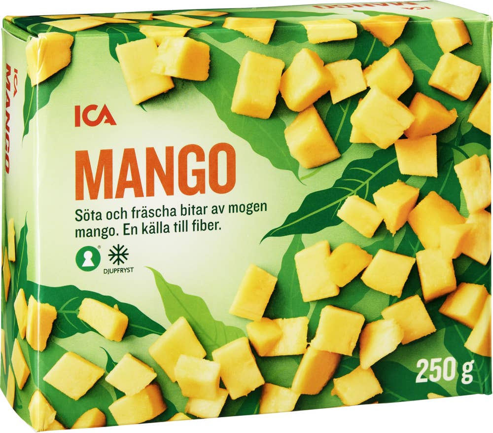 Ej sorterad Fryst Mango i Bitar Ica