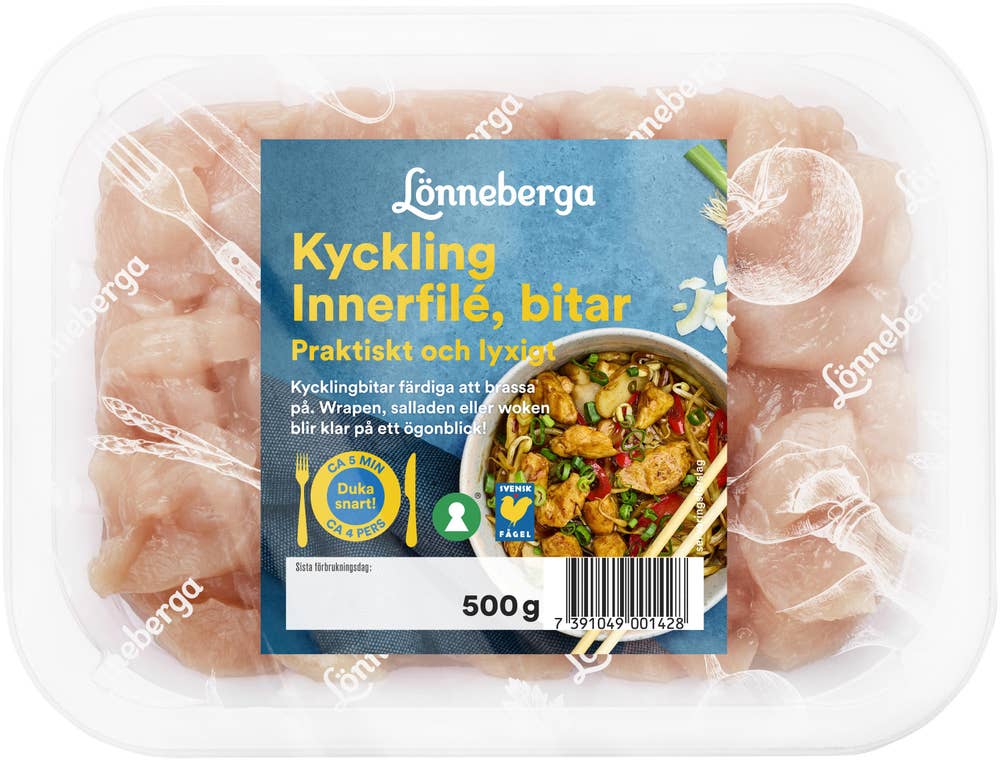 Lönneberga Kyckling Innerfilé Bitar Lönneberga