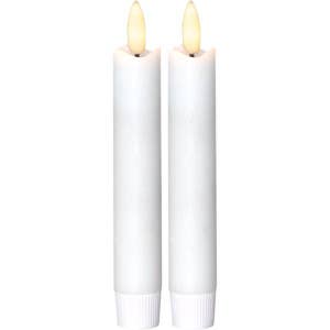Star Trading Antikljus LED Flamme Rustic Vit 15cm