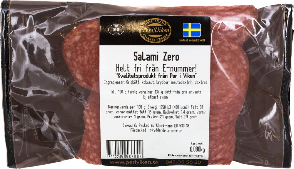 Per i Viken Salami Zero Skivad