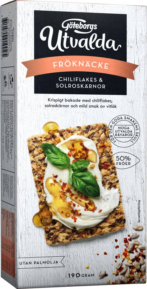 Göteborgs Utvalda Utvalda Fröknäcke Chiliflakes & Solroskärnor