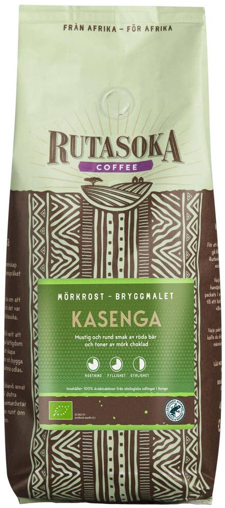 Rutasoka Coffee Kaffe Kasenga Mörk Brygg EKO Rutasoka Coffee