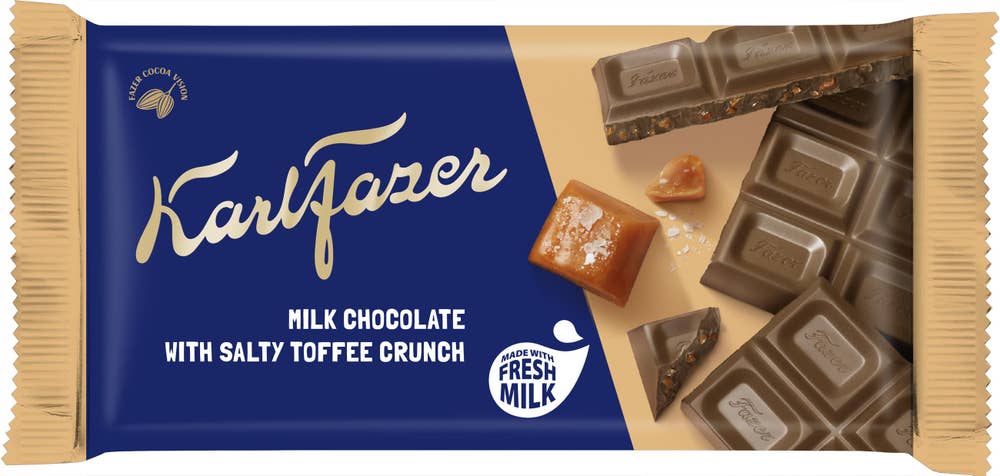 Fazer Chokladkaka Salty Toffee Crunch