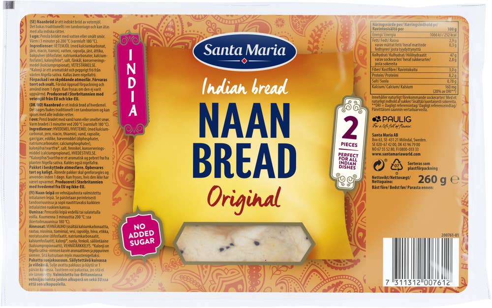 Naanbröd Original 2-p