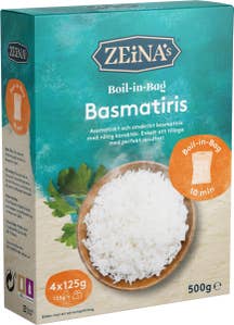 Zeinas Basmatiris Boil-in-Bag 4x125g