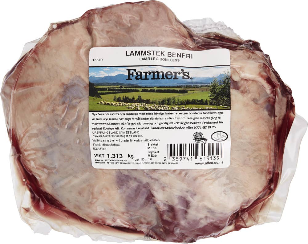 Farmers Lammstek Benfri