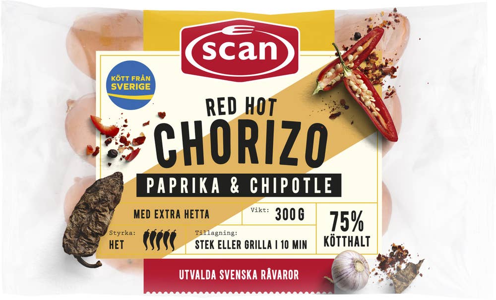Scan Chorizo Red Hot