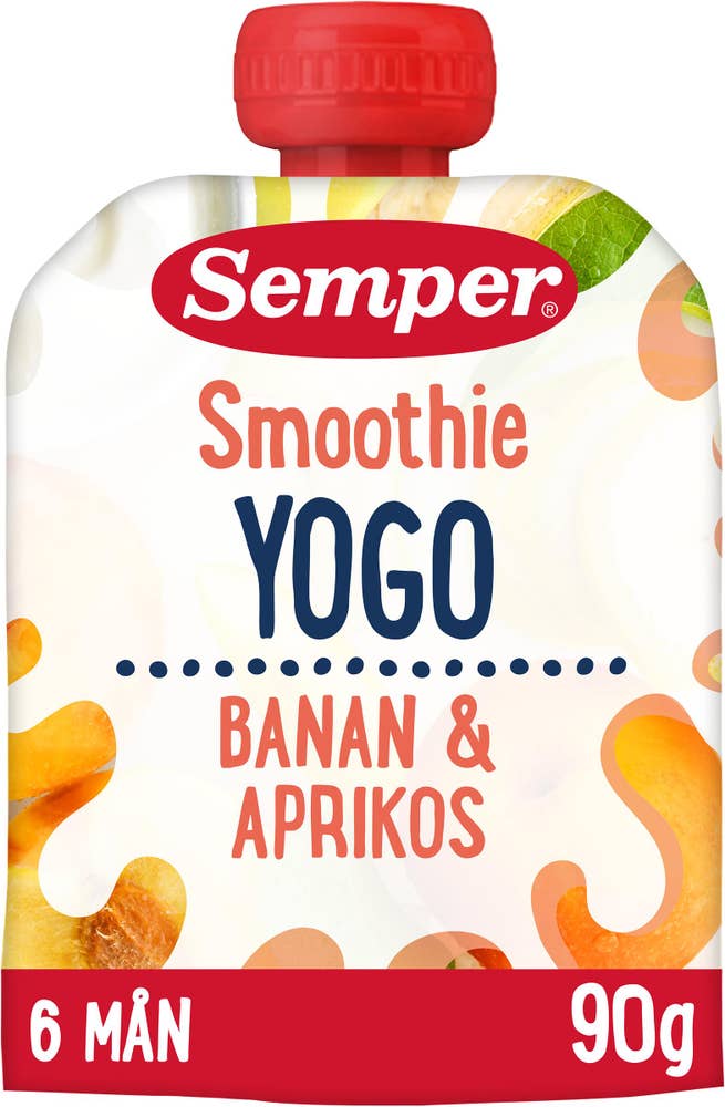 Semper Smoothie Yoghurt Banan/Aprikos 6M