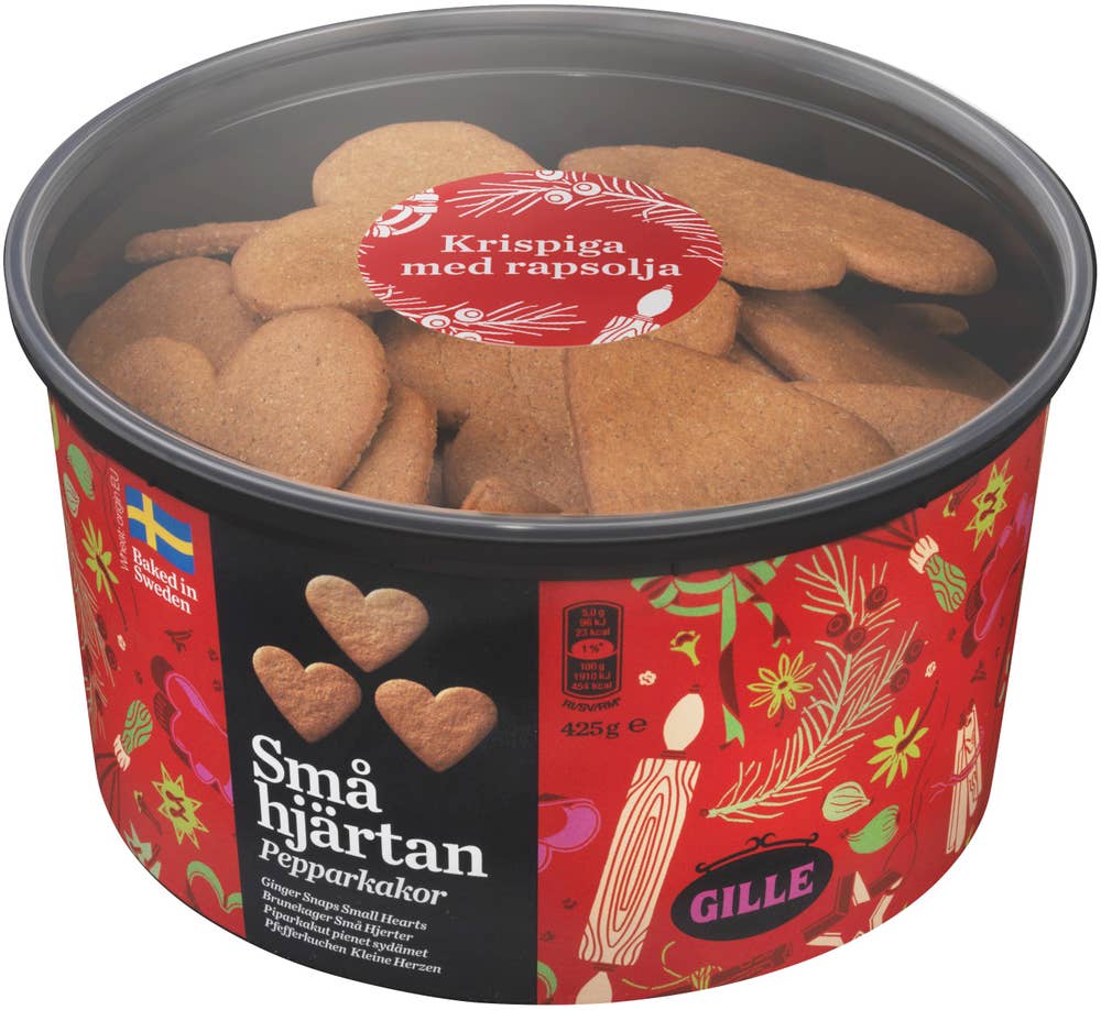 Gille Pepparkakor Små Hjärtan