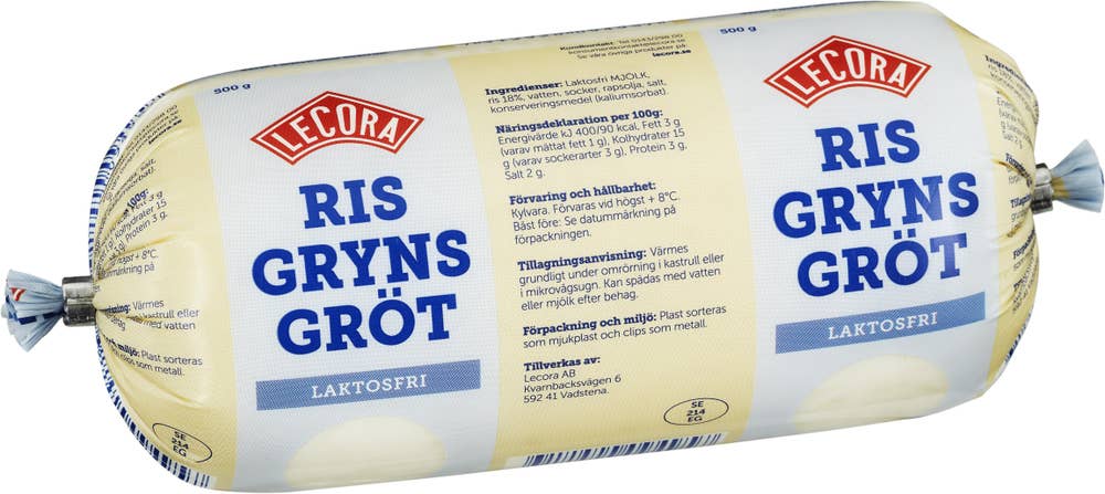 Lecora Risgrynsgröt Laktosfri