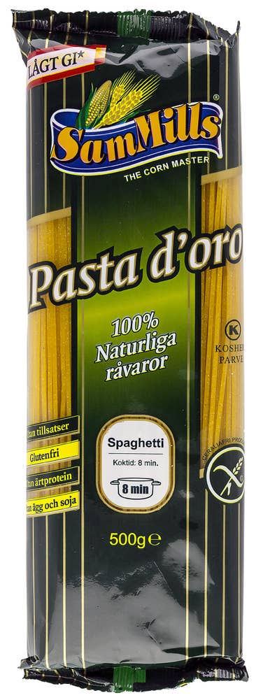 Pasta D´Oro Spaghetti Glutenfri Pasta D´Oro