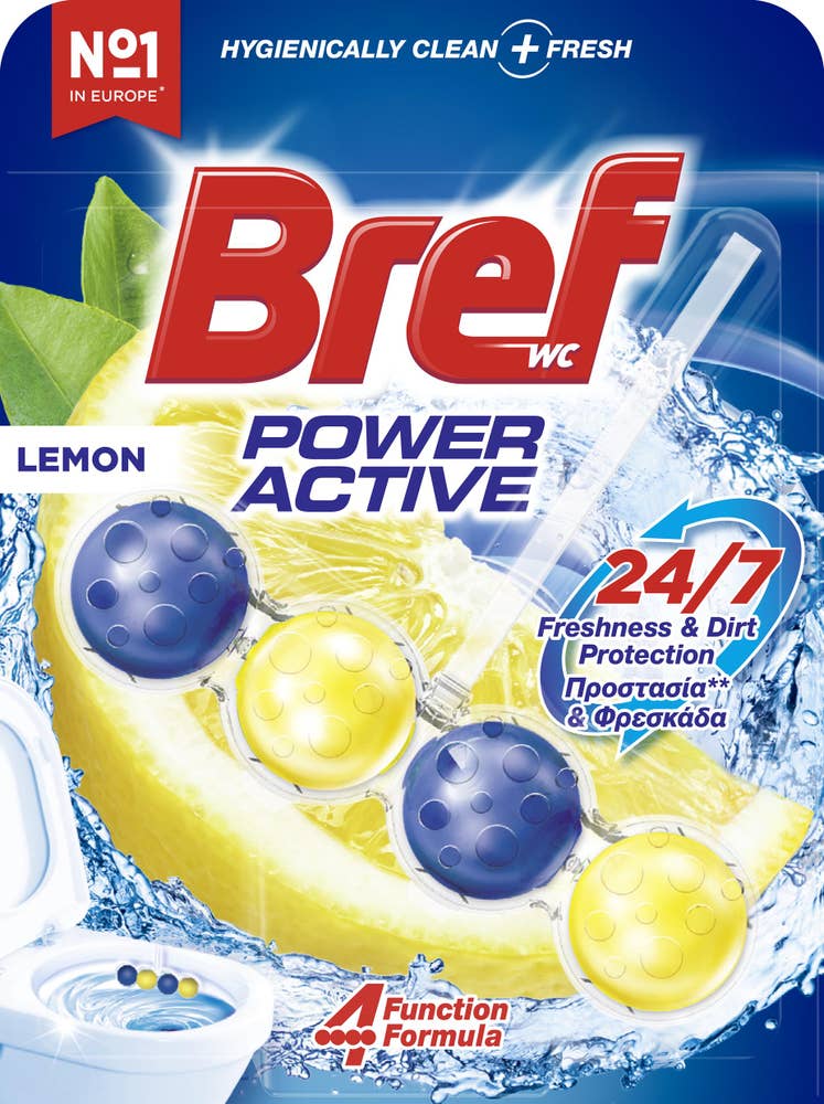 Power Active Lemon Toalettblock