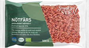 Smak av SVEA Nötfärs 12% EKO/KRAV