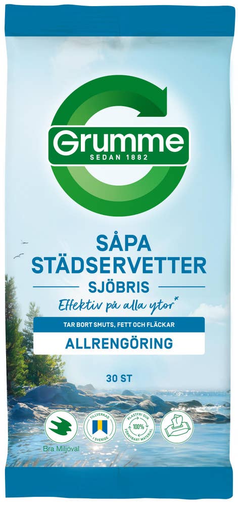 Grumme Såpa Städservetter Sjöbris