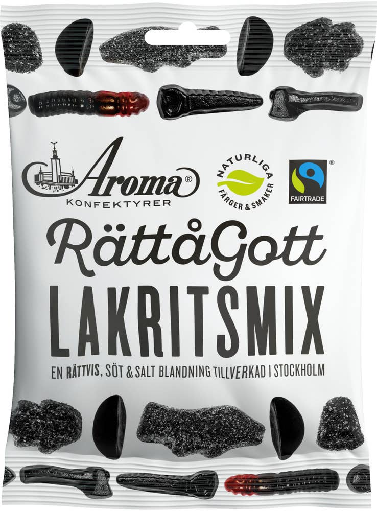 Aroma Lakritsmix Rättågott Fairtrade